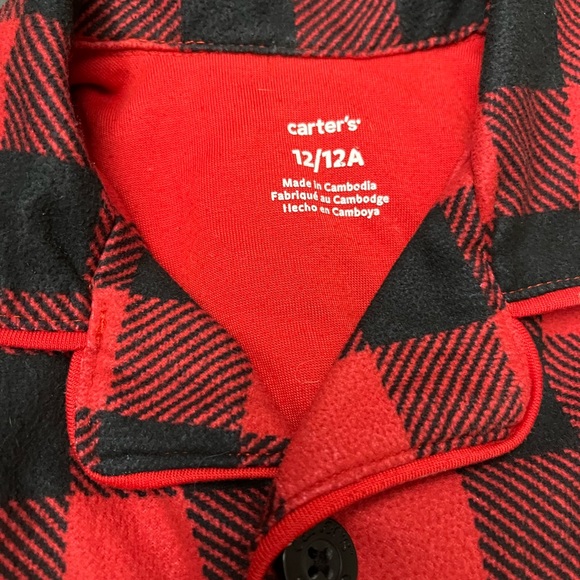 💥3/$13.00 💥Carter’s Red and Black Checkered PJ
Buy bundle and save. - Picture 3 of 4